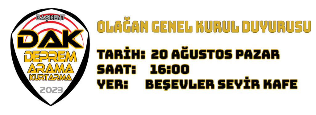 OLAĞAN GENEL KURUL ÇAĞRISI!